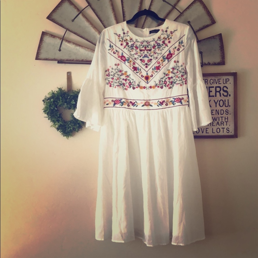 DeMille Embroidered Dress Roolee